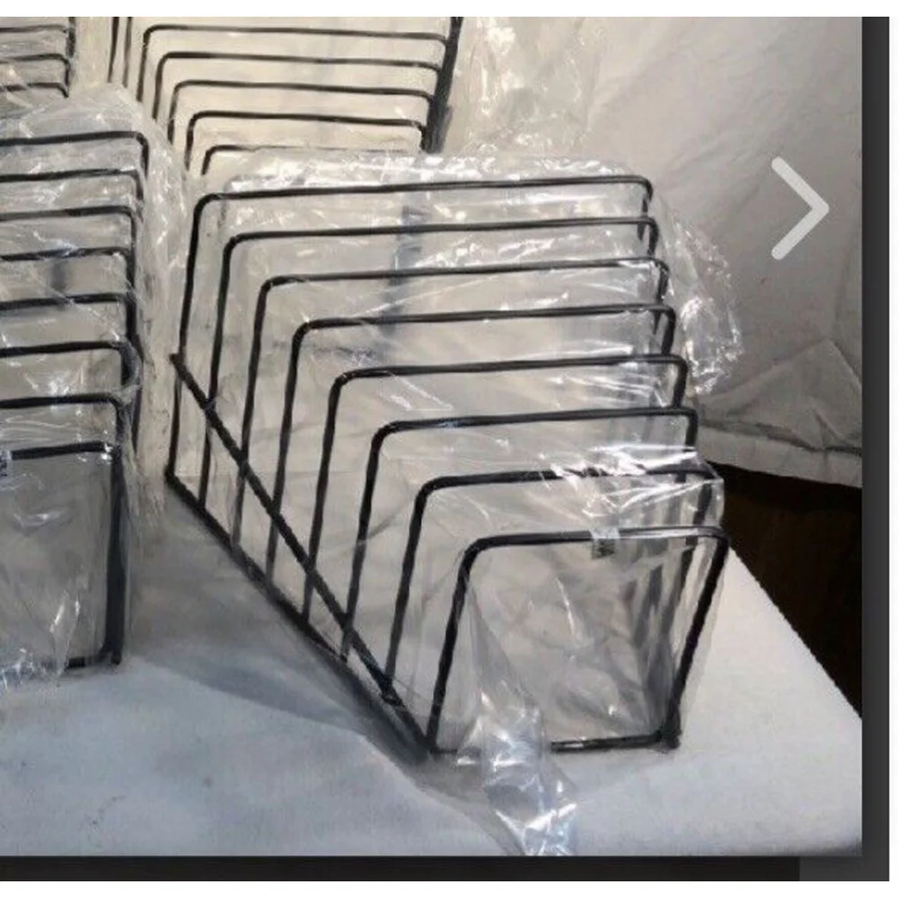 Heavy duty 7 Compartment Wire File Organizer Set Of 5 New